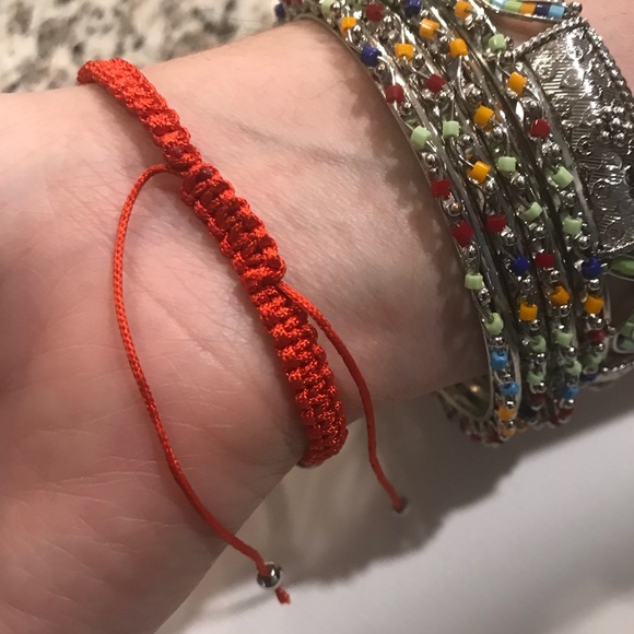 NWOT - Evil eye (ojo) bead bracelet w/medallion - Picture 3 of 3